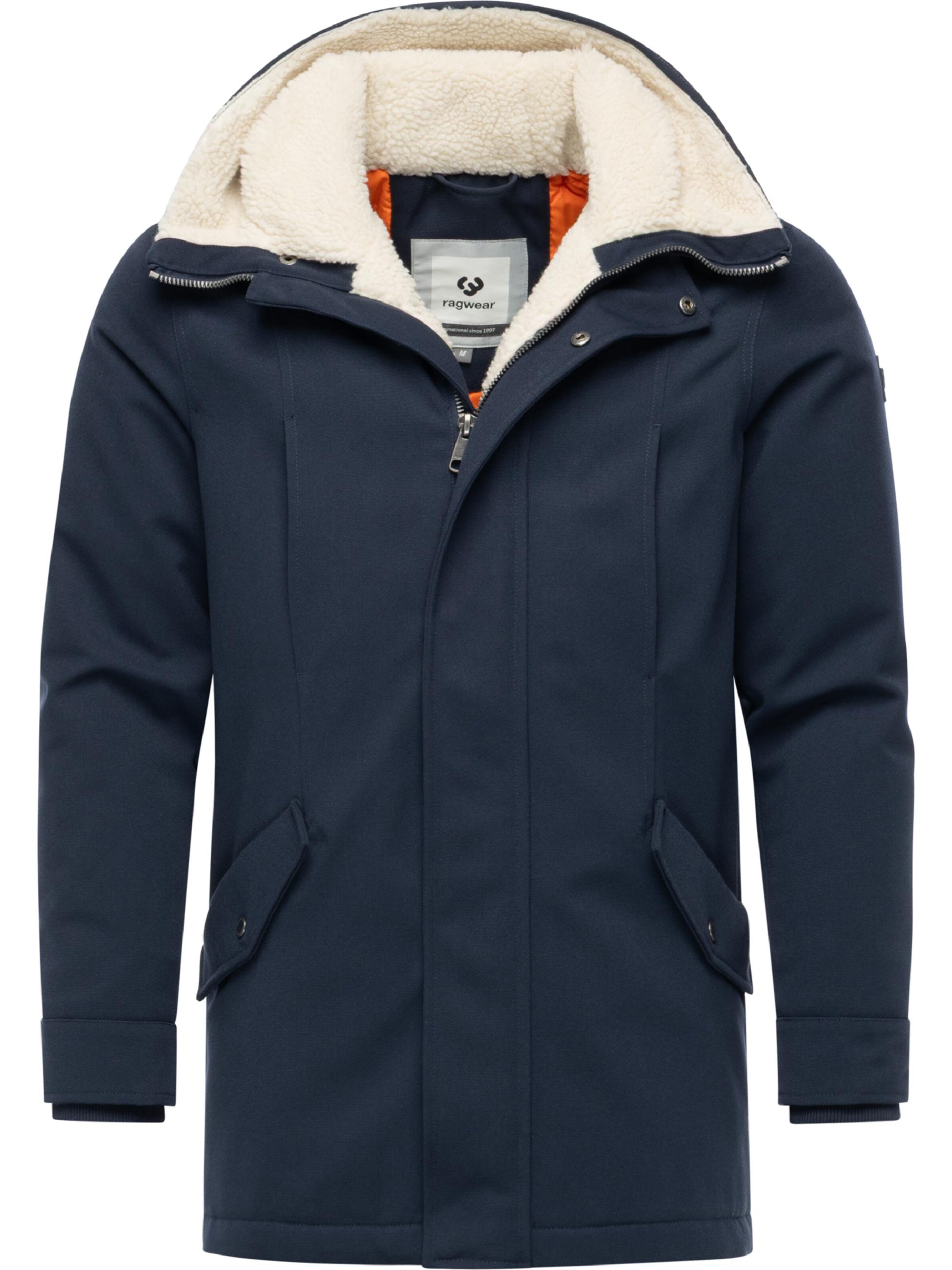 Ragwear Winterjas 'Mr Cany' in Blauw