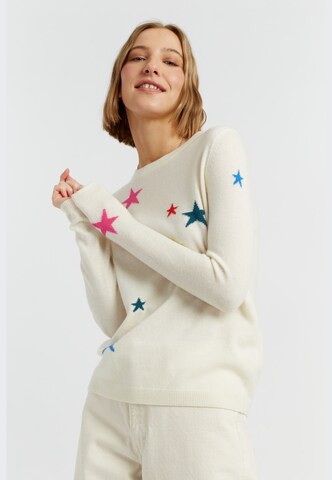 Chinti & Parker Pullover 'Star' i beige: forside