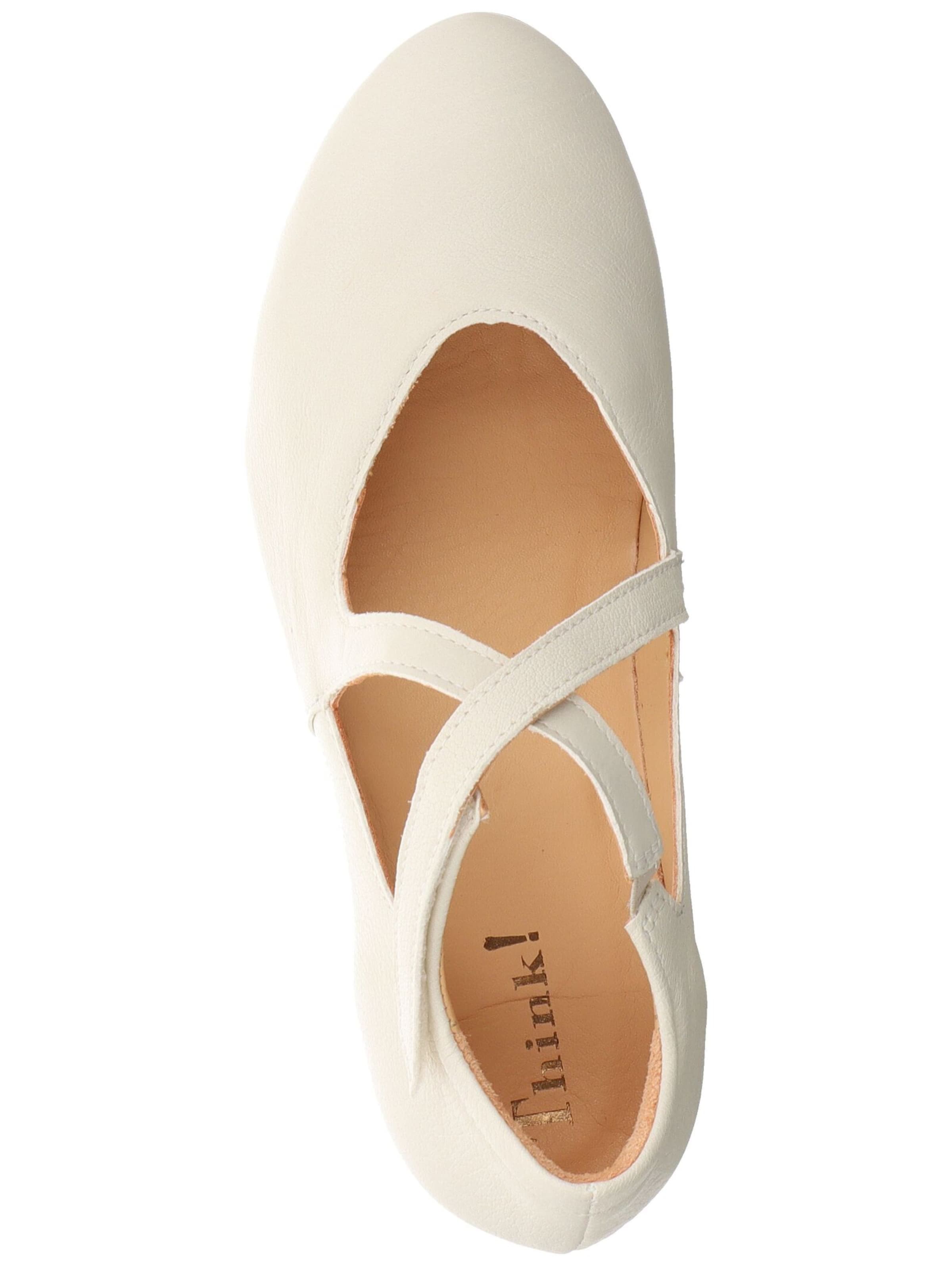 Ballerines à lanières THINK! en beige