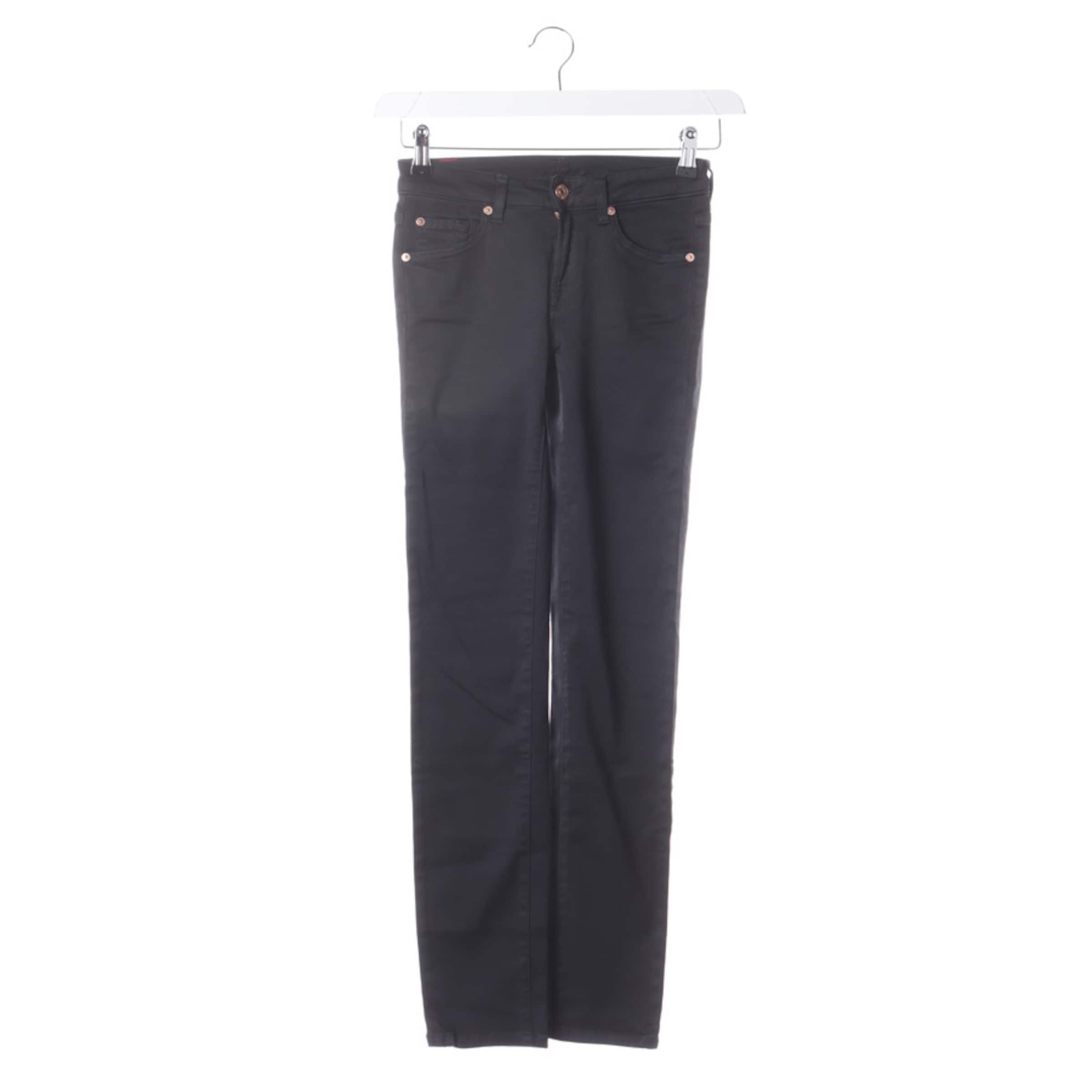 7 for all mankind Jeans 24 in Schwarz: Vorderseite
