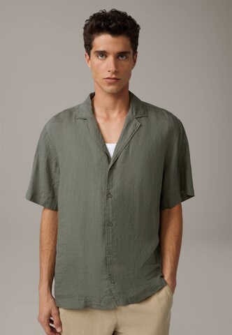 STRELLSON Regular fit Button Up Shirt ' Cray ' in Green: front
