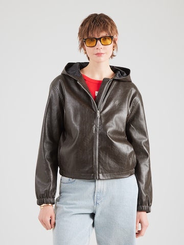 Calvin Klein Jeans Regular Tussenjas in Bruin: voorkant