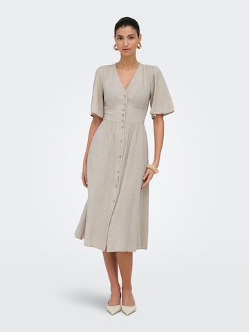 ONLY Skjortklänning 'ONLTizana' i grå: framsida