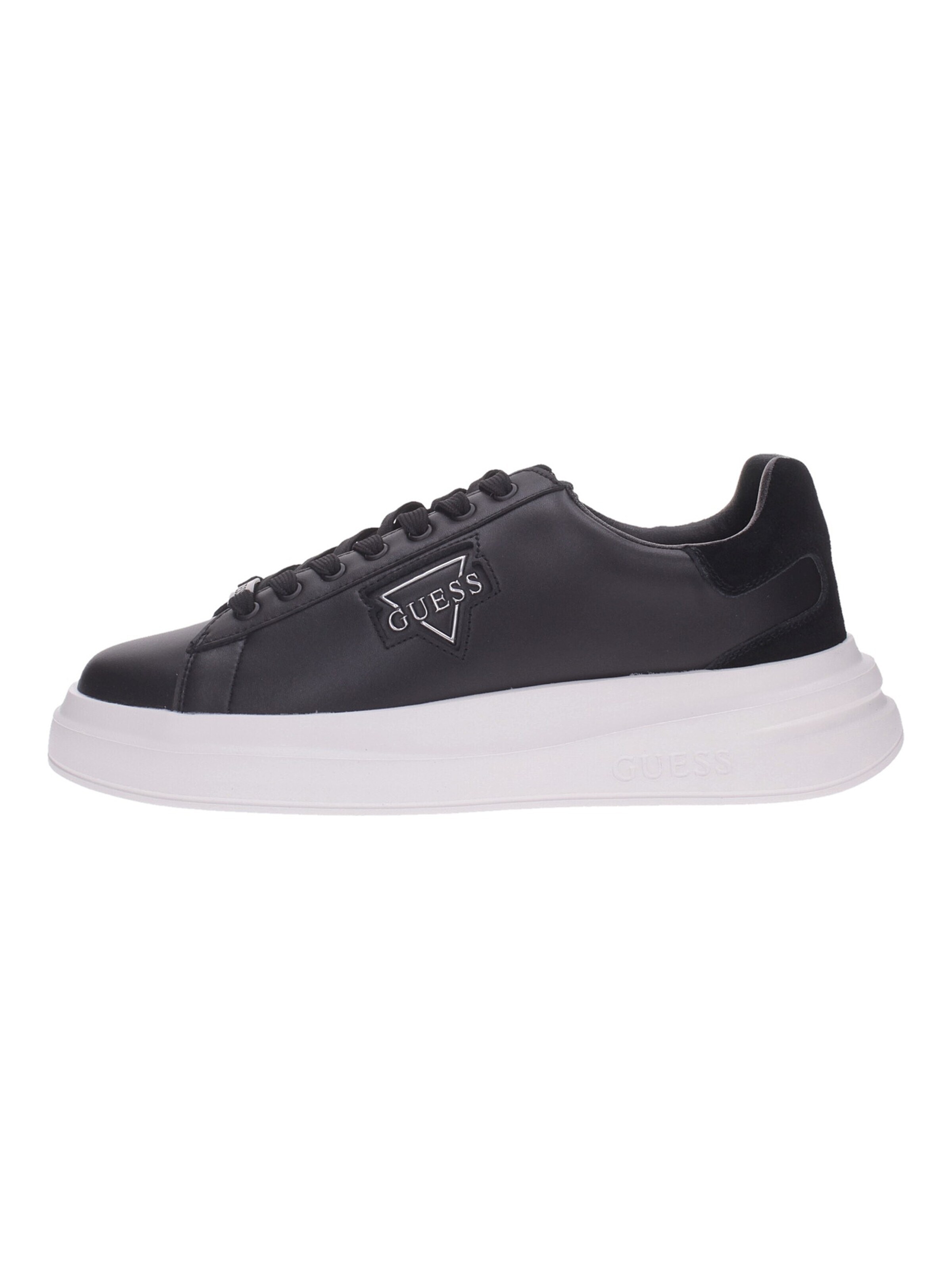 Sneaker bassa 'Elban' di GUESS in nero: frontale