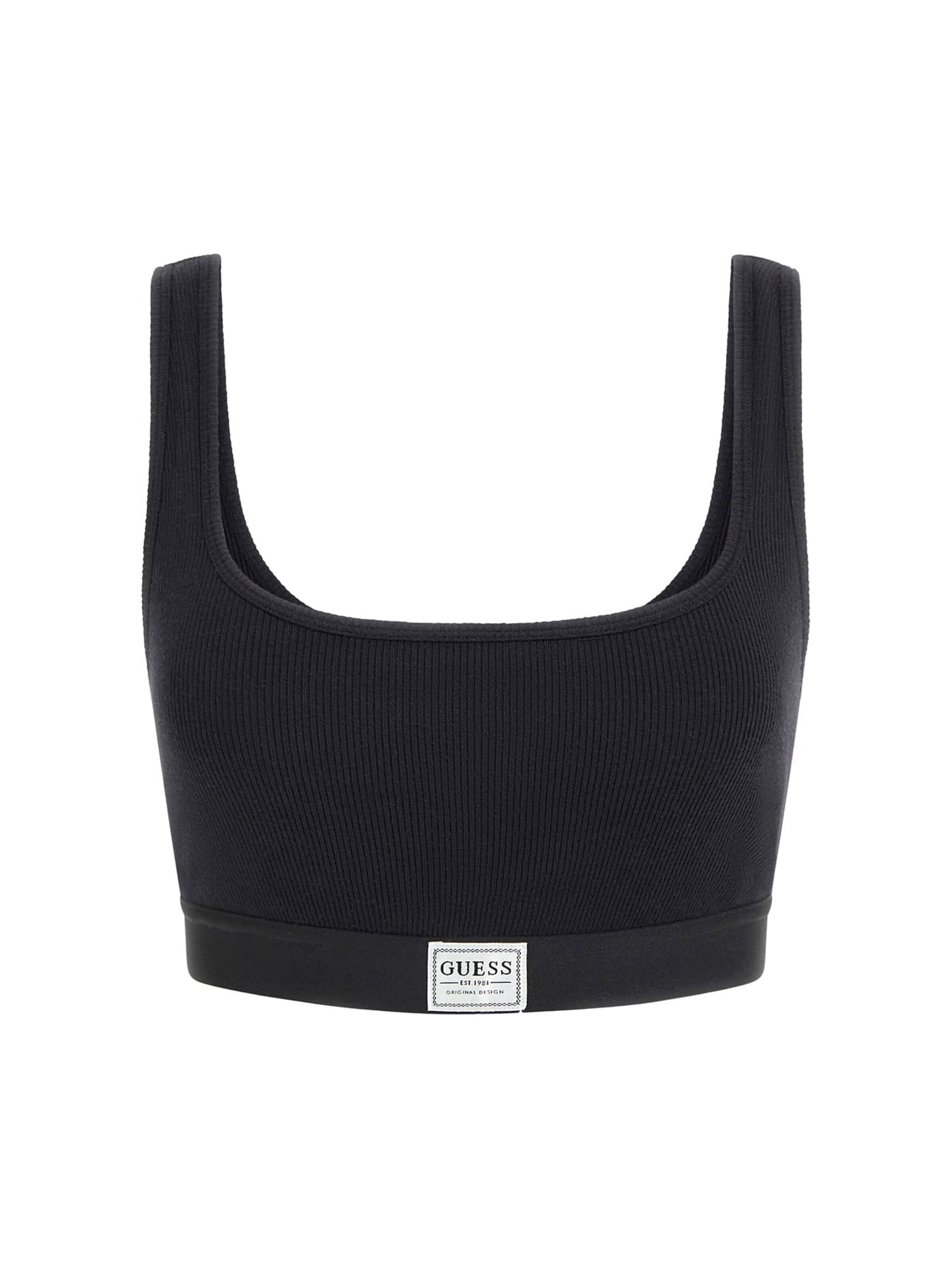 GUESS Bralette Bra 'Tessa' in Black: front