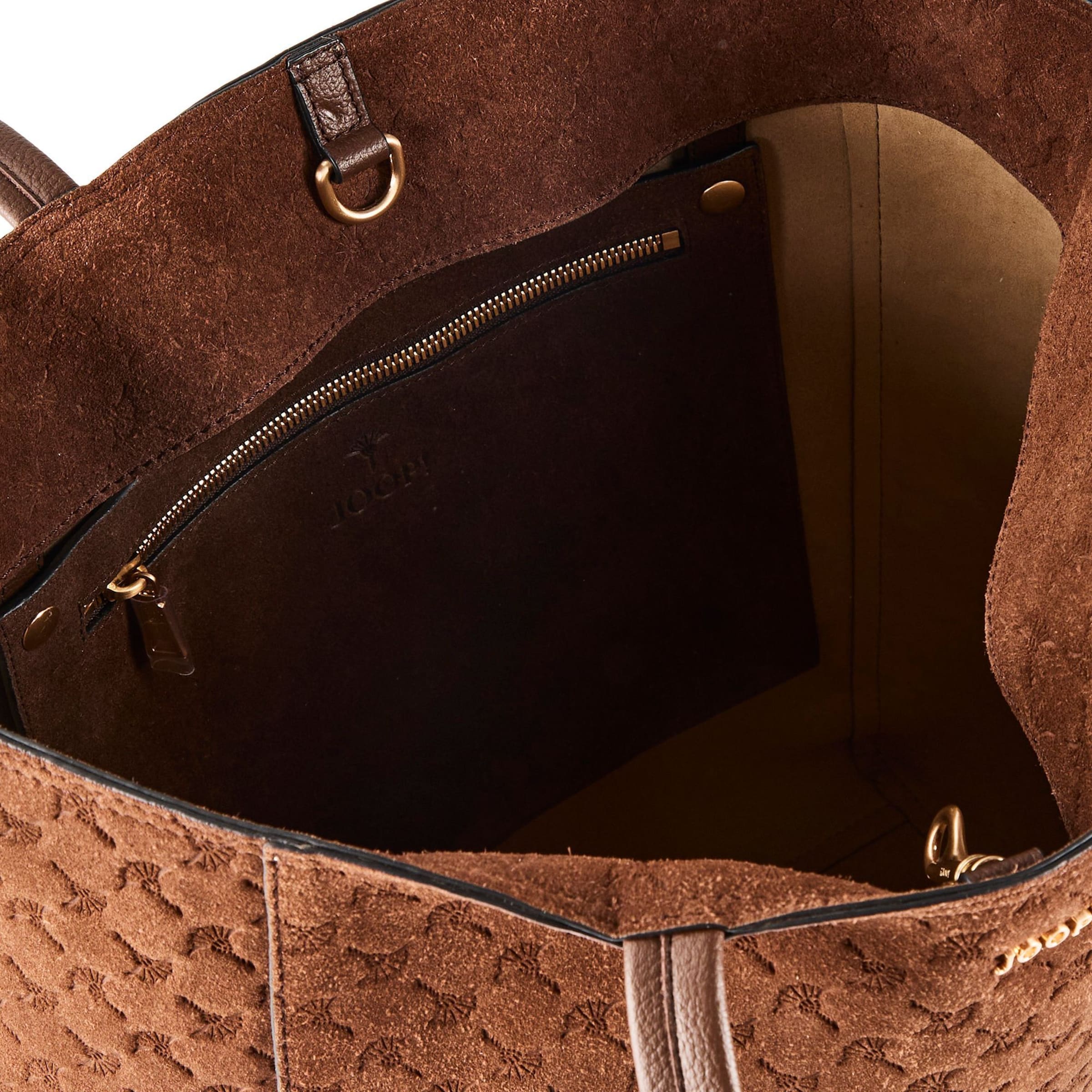 Shopper 'Velluto Stampa Elea' di JOOP! in marrone