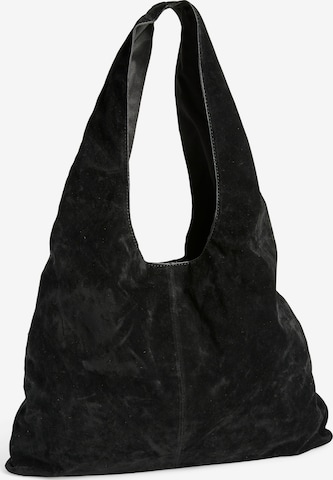 Borsa a spalla 'PCRINE' di PIECES in nero: frontale