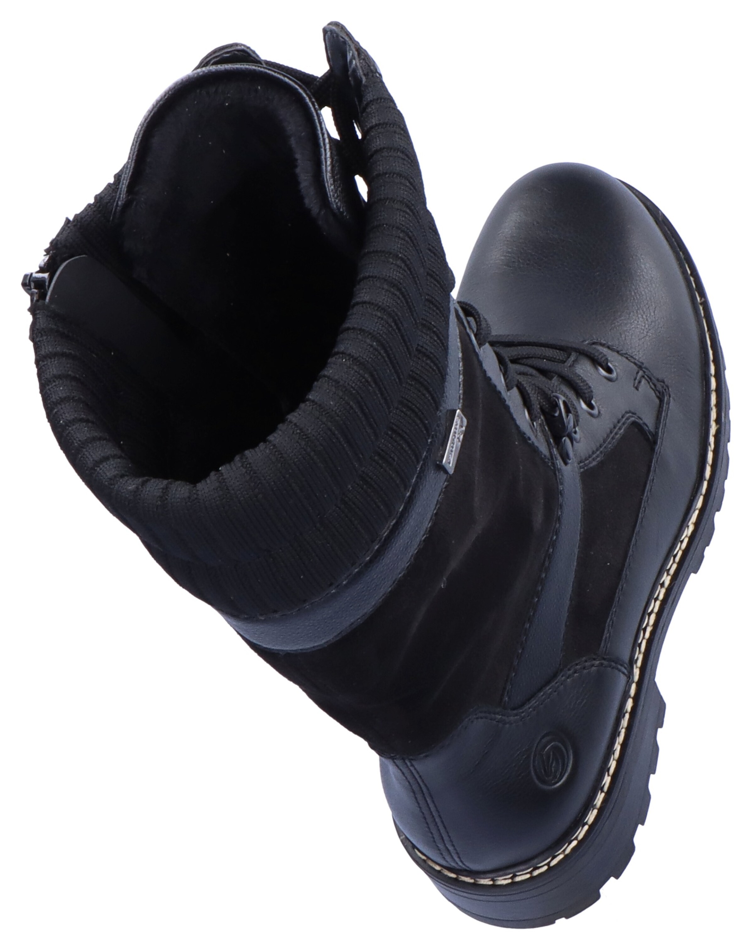 REMONTE - Bota com atacadores em preto