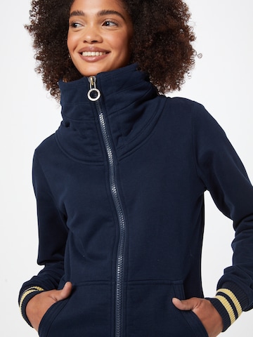 Fli Papigu Zip-Up Hoodie 'Schlawinerin' in Blue