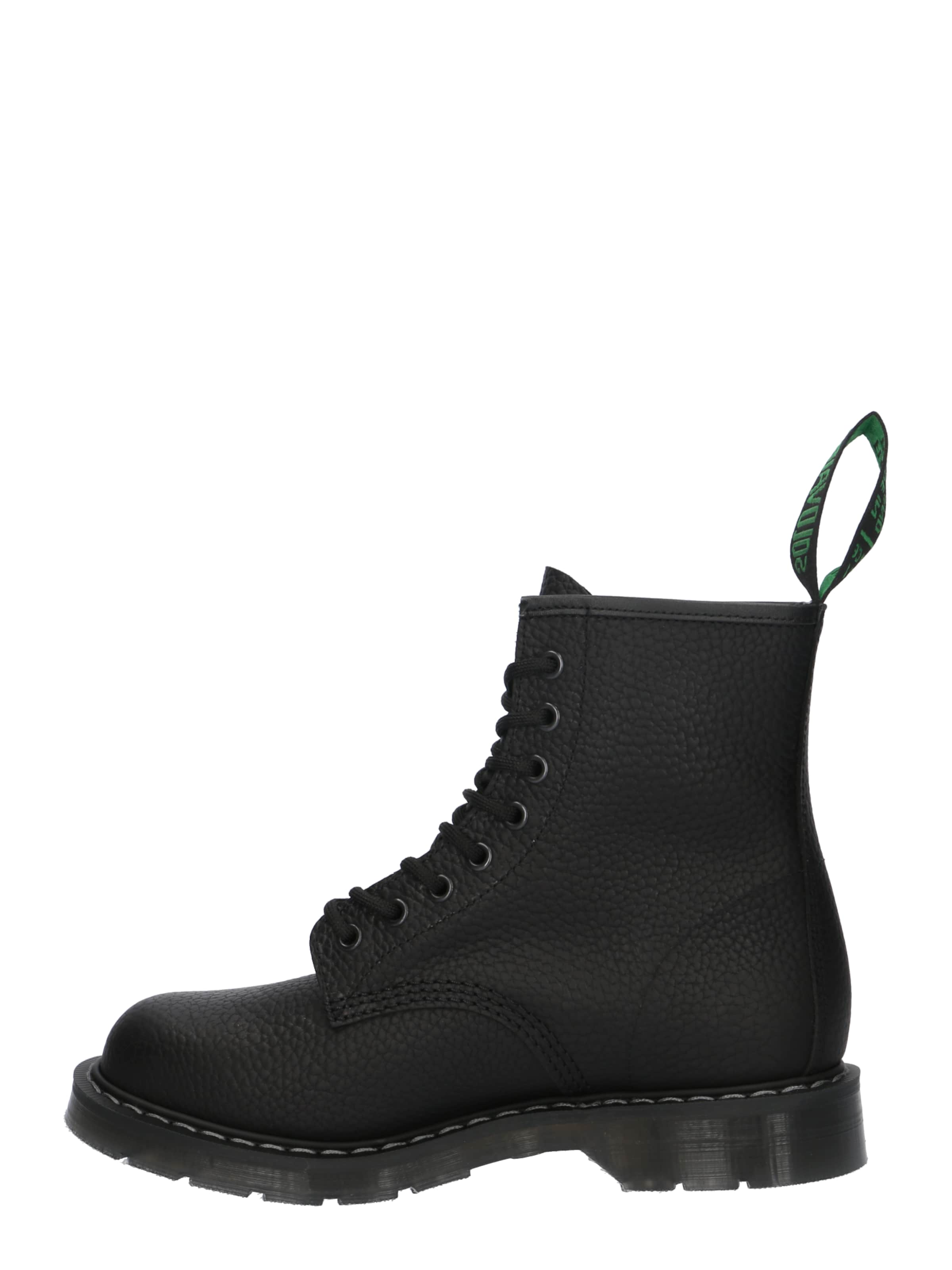 Solovair Μποτάκι με κορδόνια σε μαύρο