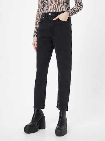 Tapered Jeans 'Adrina Rikka' di MSCH COPENHAGEN in nero: frontale