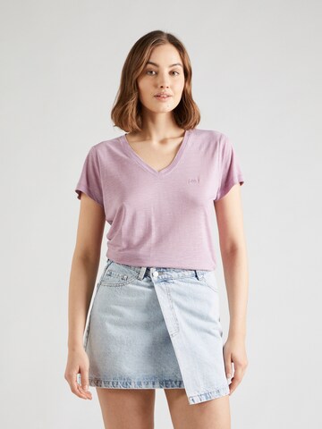 T-shirt Lee en violet : devant