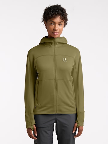 Haglöfs Athletic Fleece Jacket 'Betula' in Green: front