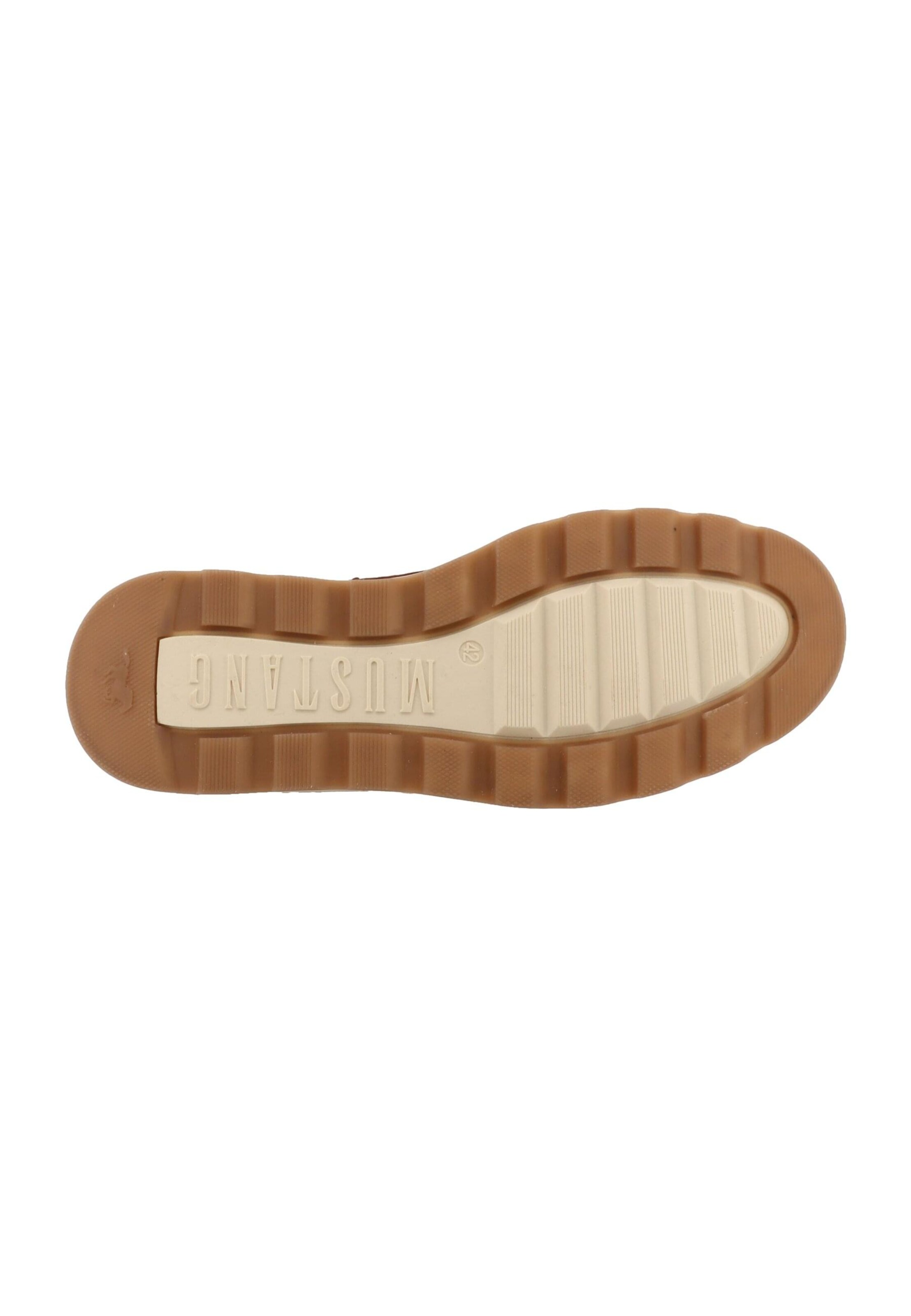 MUSTANG Šnurovacie čižmy 'Elio' - Hnedá