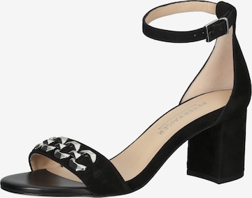 PETER KAISER Strap Sandals in Black: front