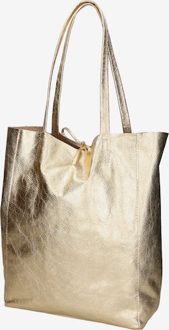 Gave Lux Shopper in Gold: front