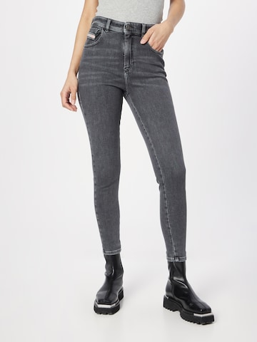 DIESEL Skinny Jeans 'SLANDY' in Grijs: voorkant