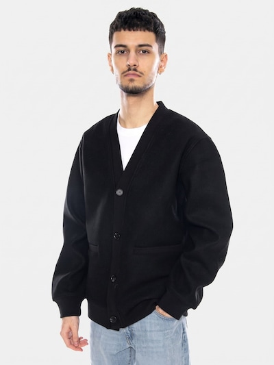 Only & Sons Cardigan 'Victor Cardigan OTW -- ONLY &amp; SONS Men's Black Cardigan' i S i sort, Produktvisning