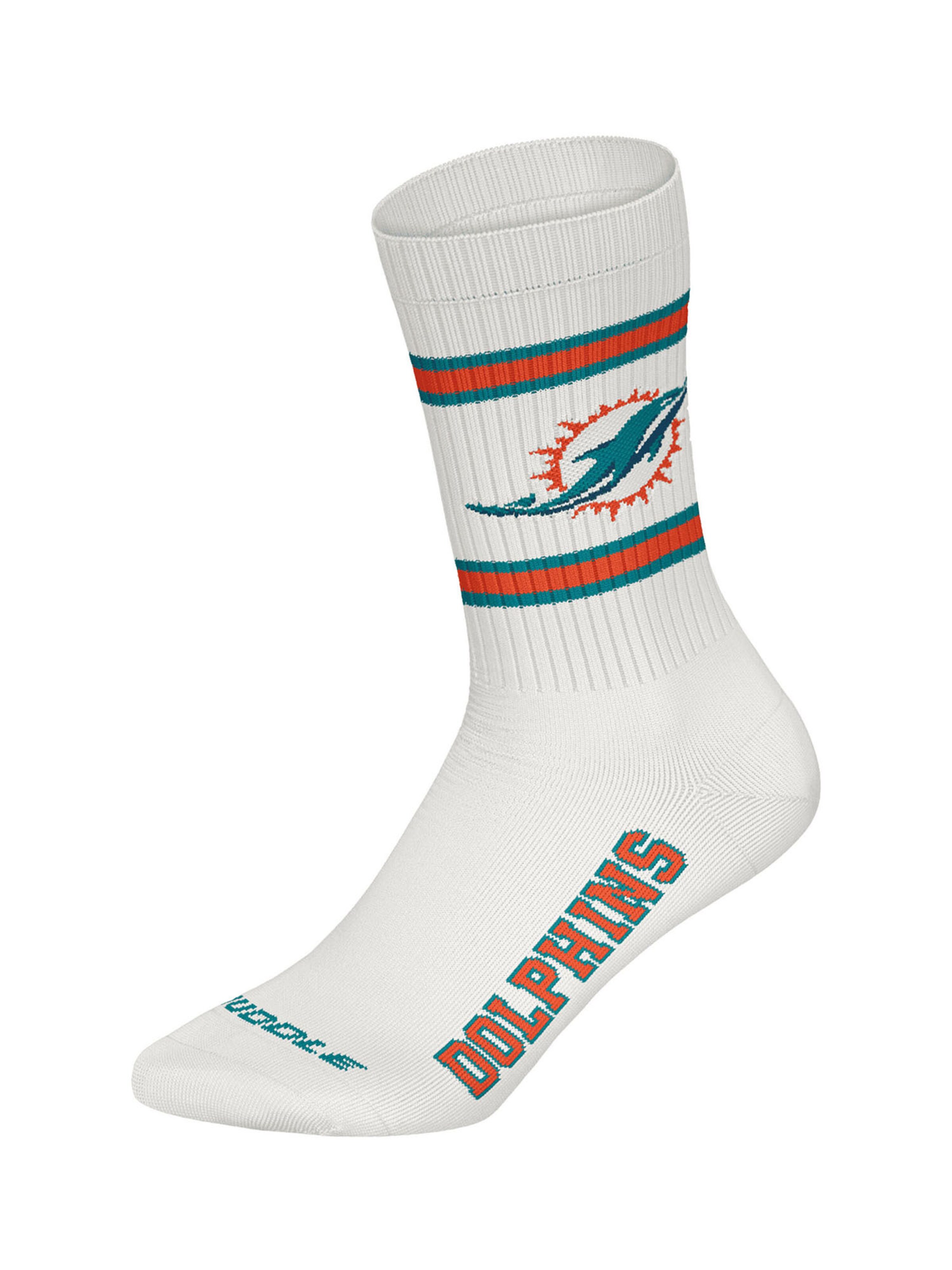 Chaussettes 'Miami Dolphins Crew' Huddle en bleu
