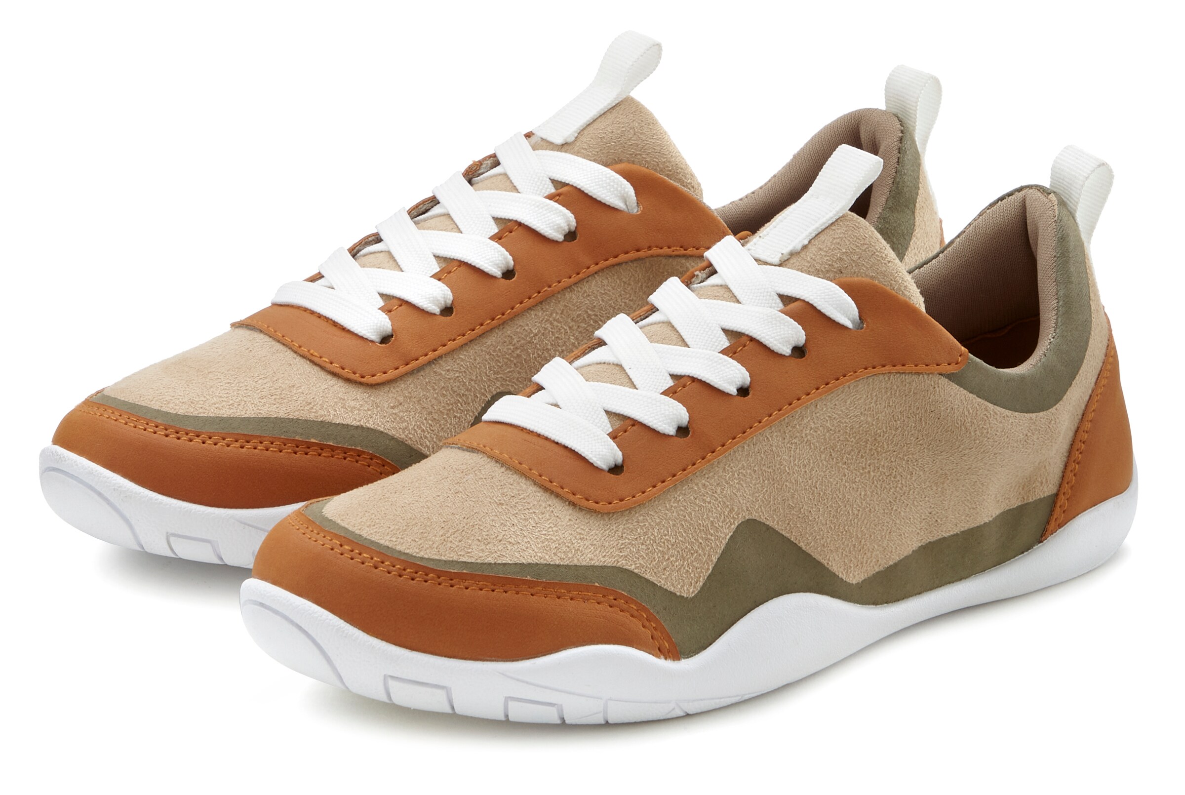 LASCANA Platform trainers in Beige