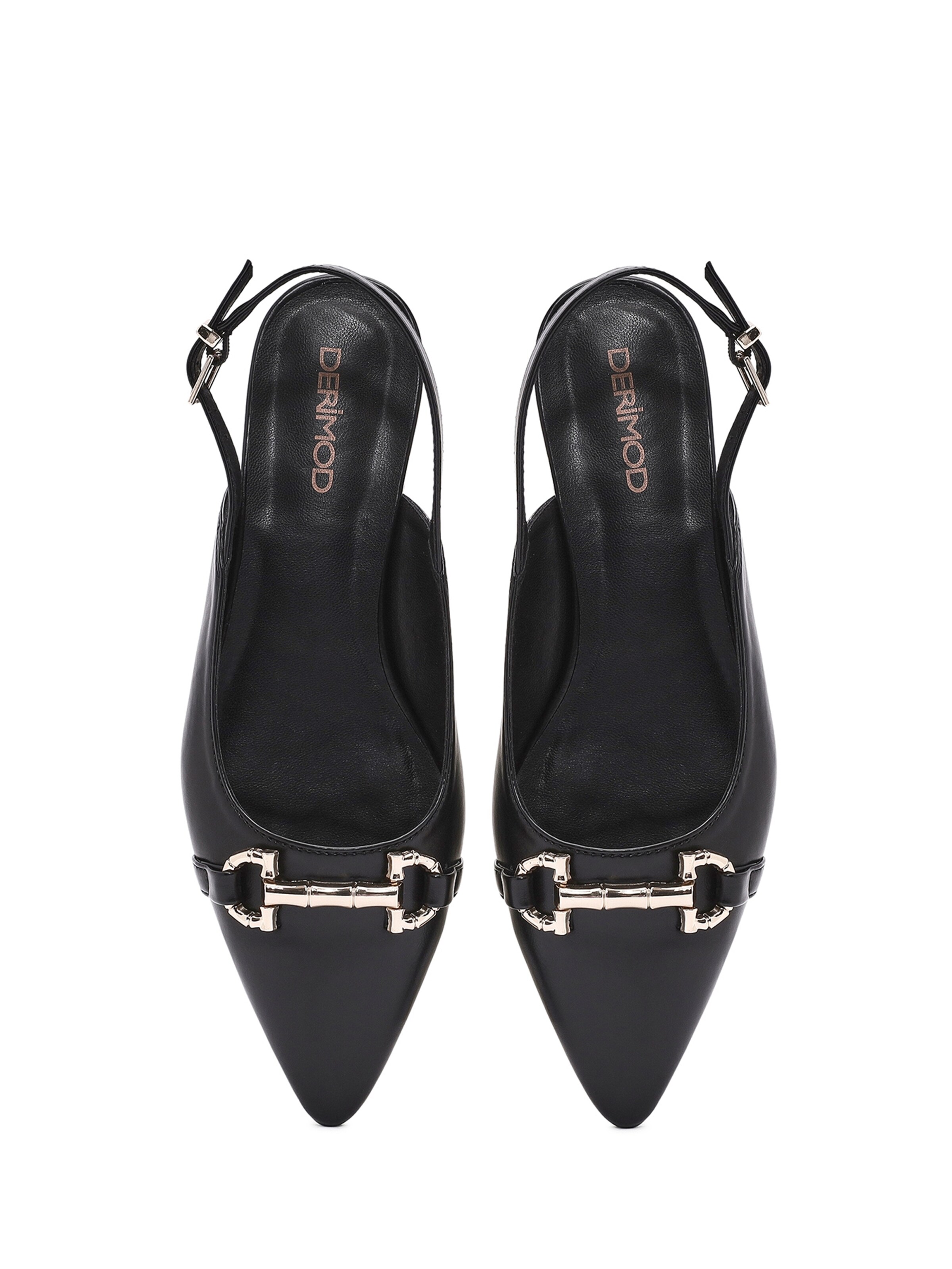 Ballerines à lanières Derimod en noir