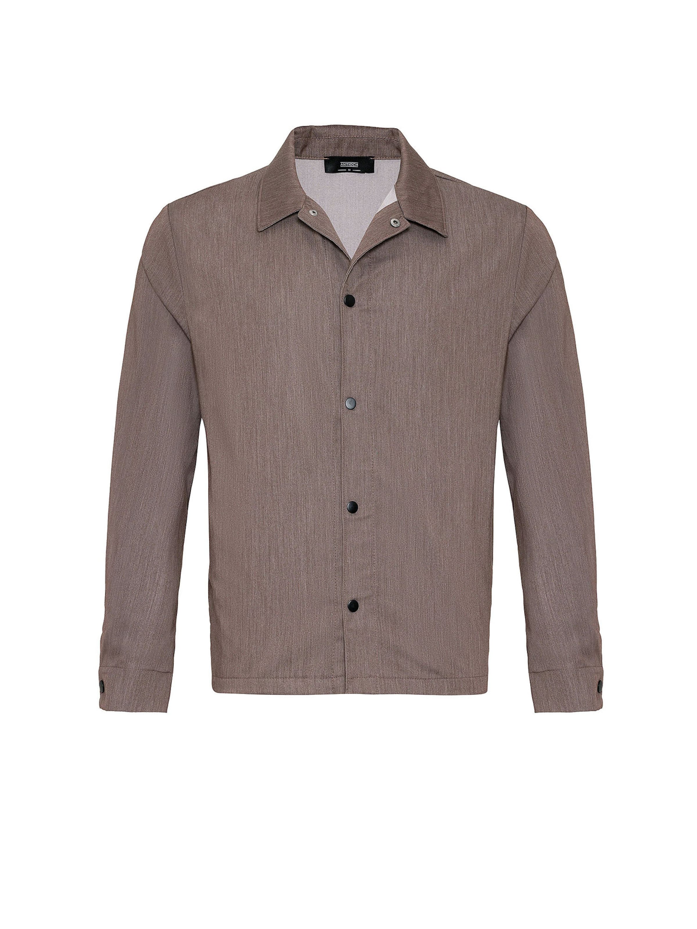 Antioch Between-seasons coat in Grey: front