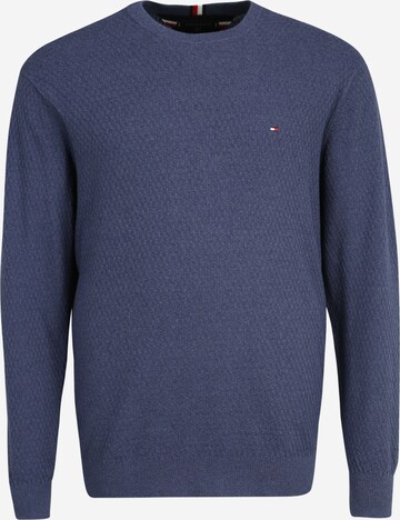 Tommy Hilfiger Big & Tall Sweater in Blue: front