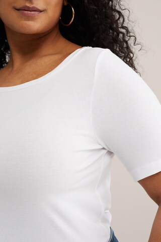 WE Fashion Футболка в Белый