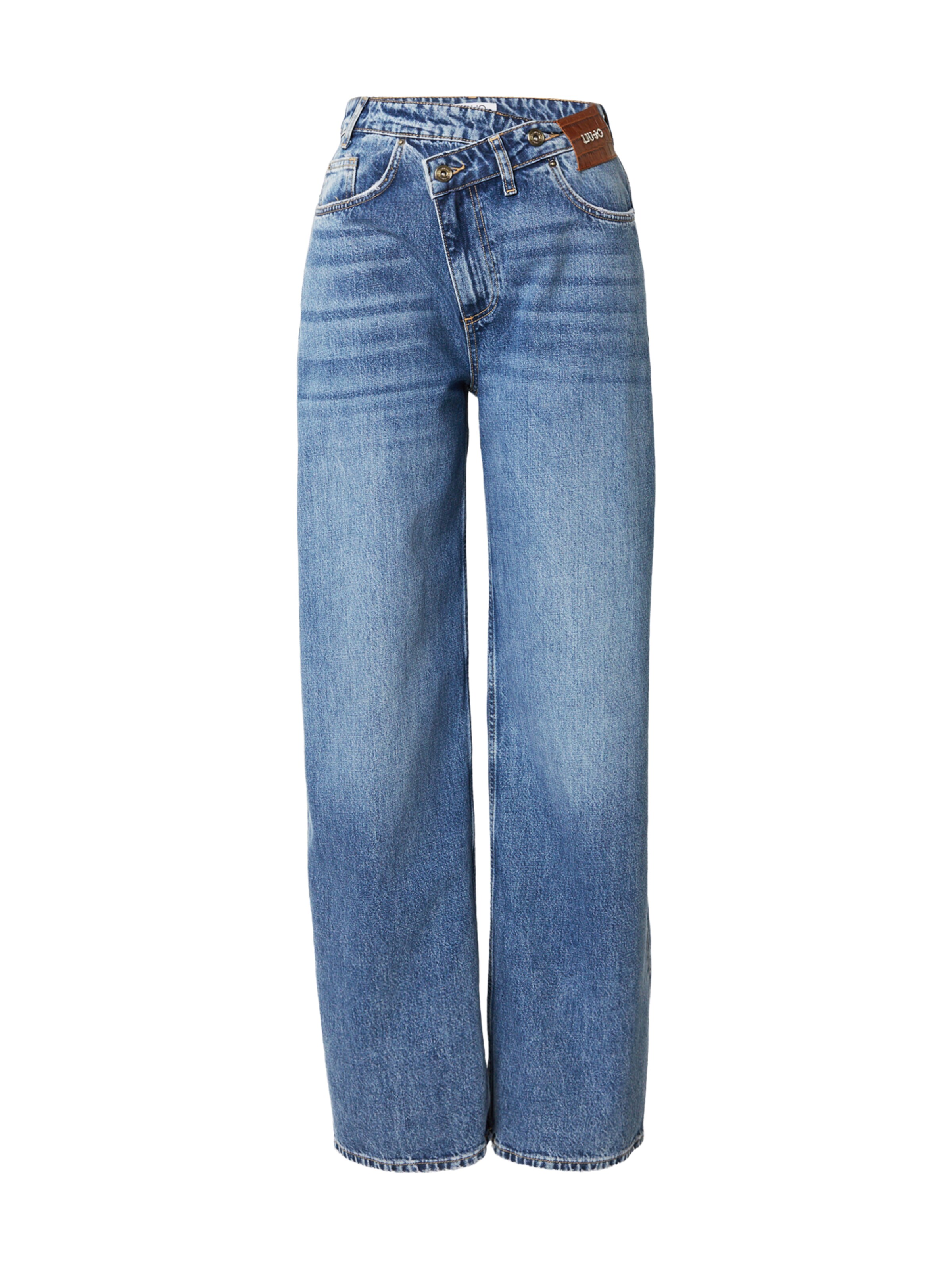Wide Leg Jean Liu Jo en bleu : devant