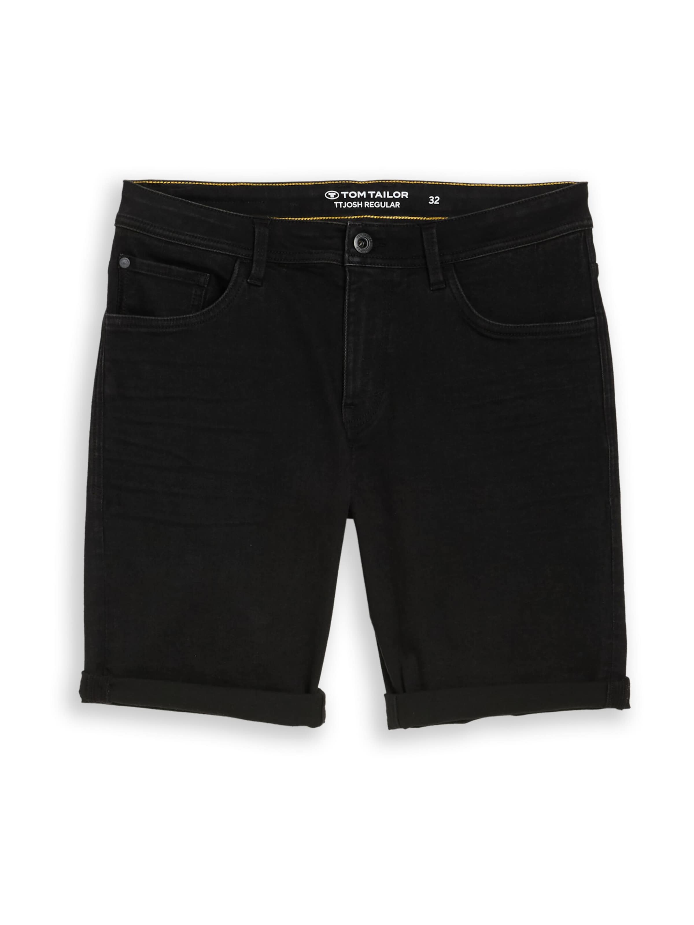 TOM TAILOR Обычный Джинсы 'JOSH' в Черный: спереди
