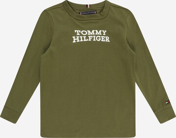 TOMMY HILFIGER Tričko - Zelená: predná strana