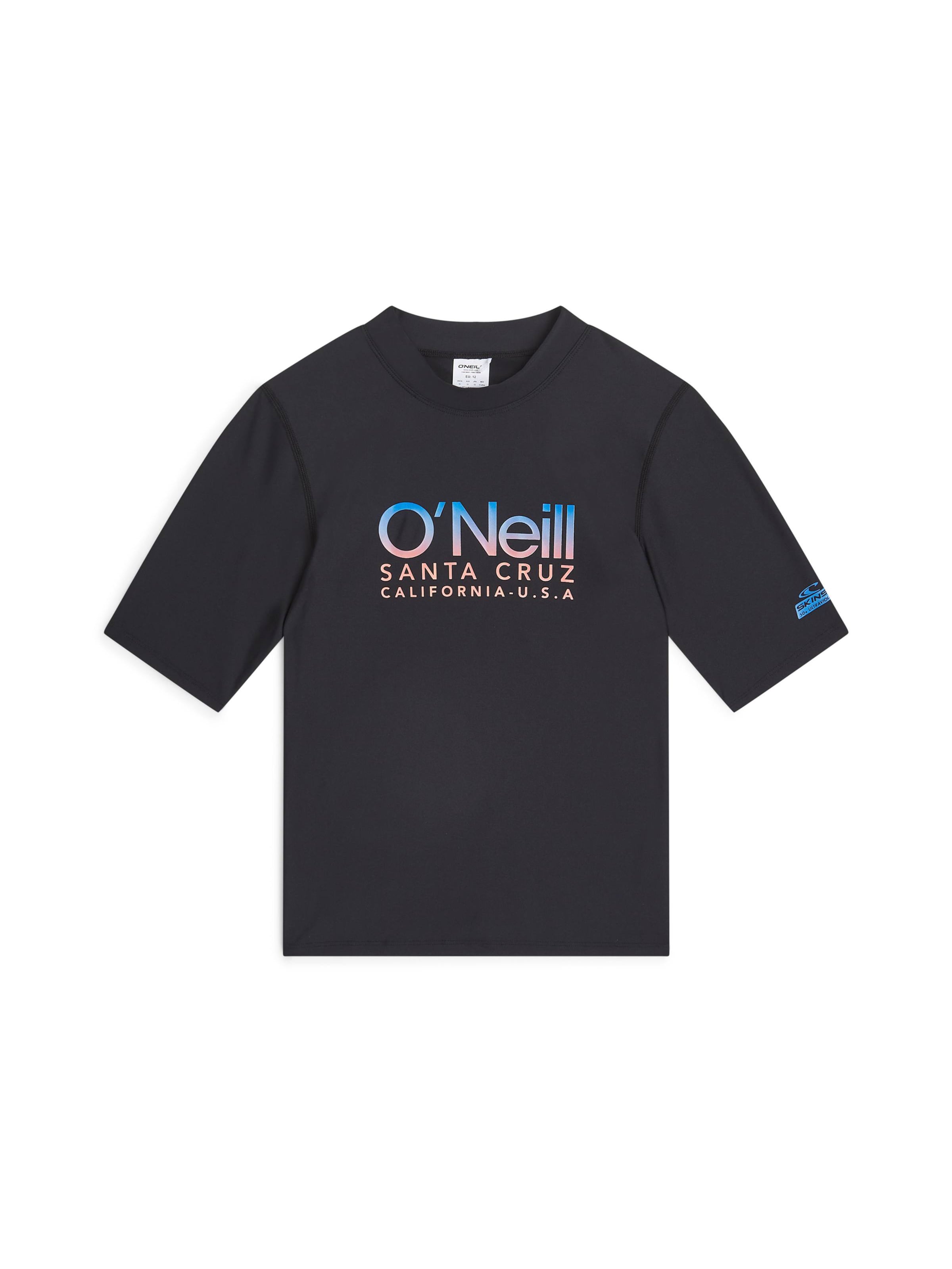 Tricou funcțional 'Skins' de la O'NEILL pe negru: față