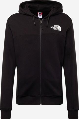 THE NORTH FACE Sweatjakke i sort: forside