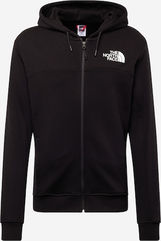 Black north face zip up hoodie hotsell