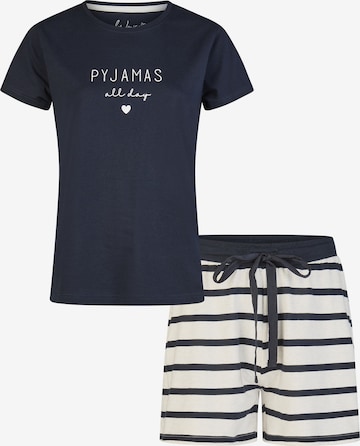 By Louise Pyjama in Blauw: voorkant