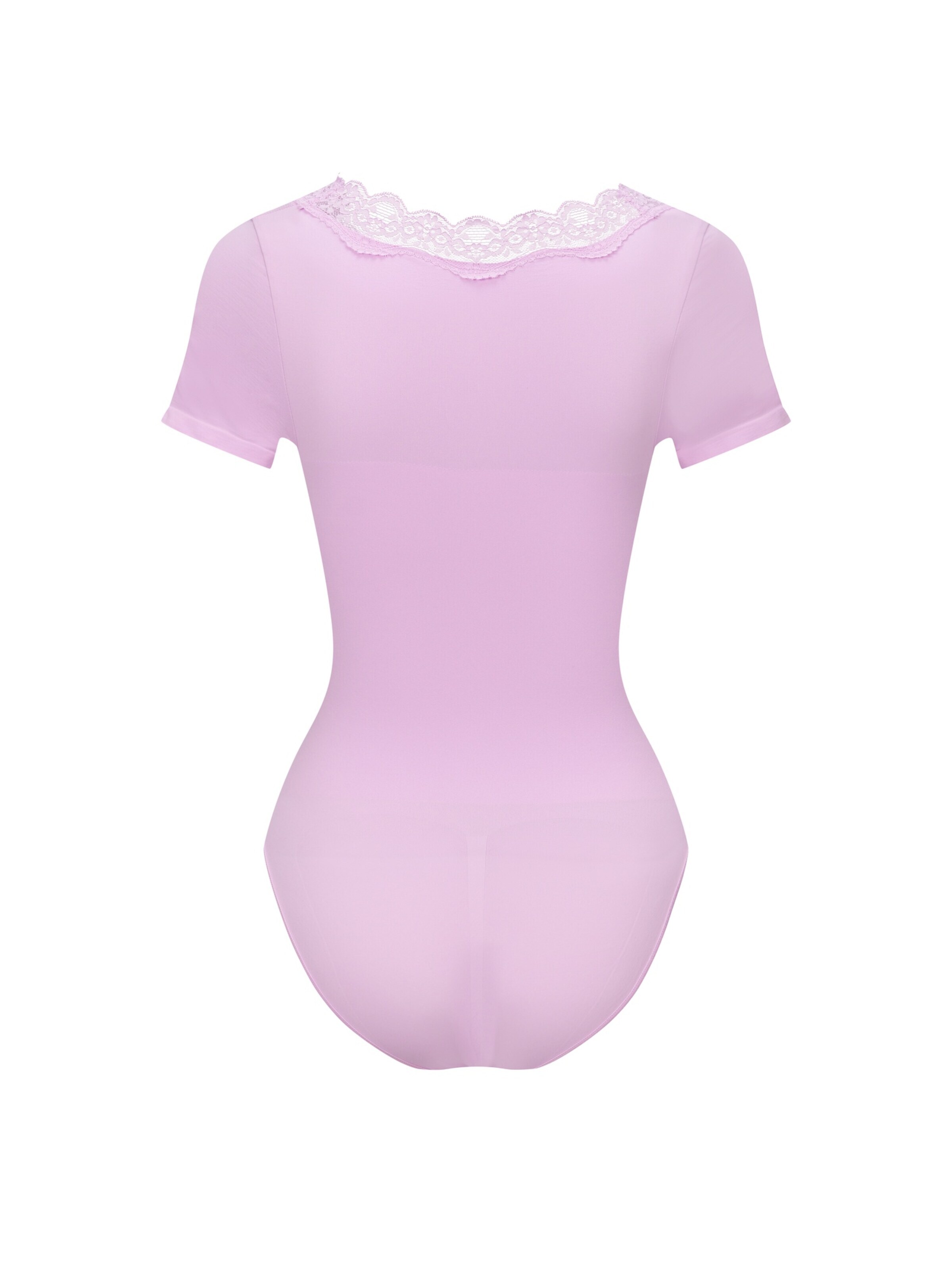 Body modellante 'Lace T-Shirt Bodysuit Sculpting Shapewear with slip' di cfab in lilla