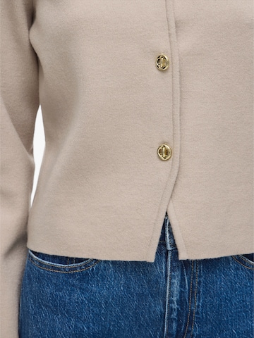 VILA Knit Cardigan in Grey
