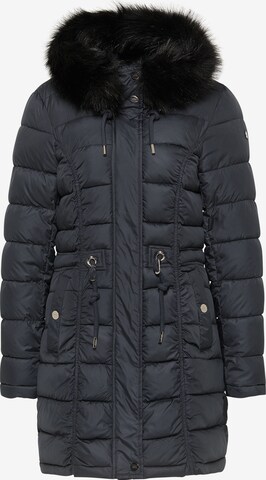 Usha Winterparka in Blauw: voorkant