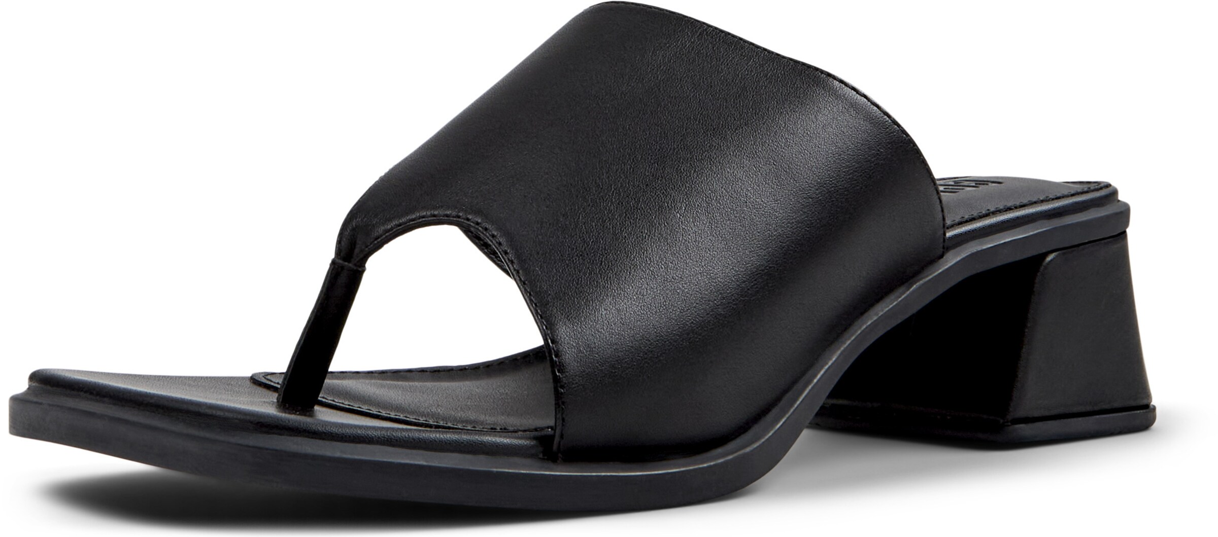 CAMPER Teenslipper 'Kora' in Zwart: voorkant