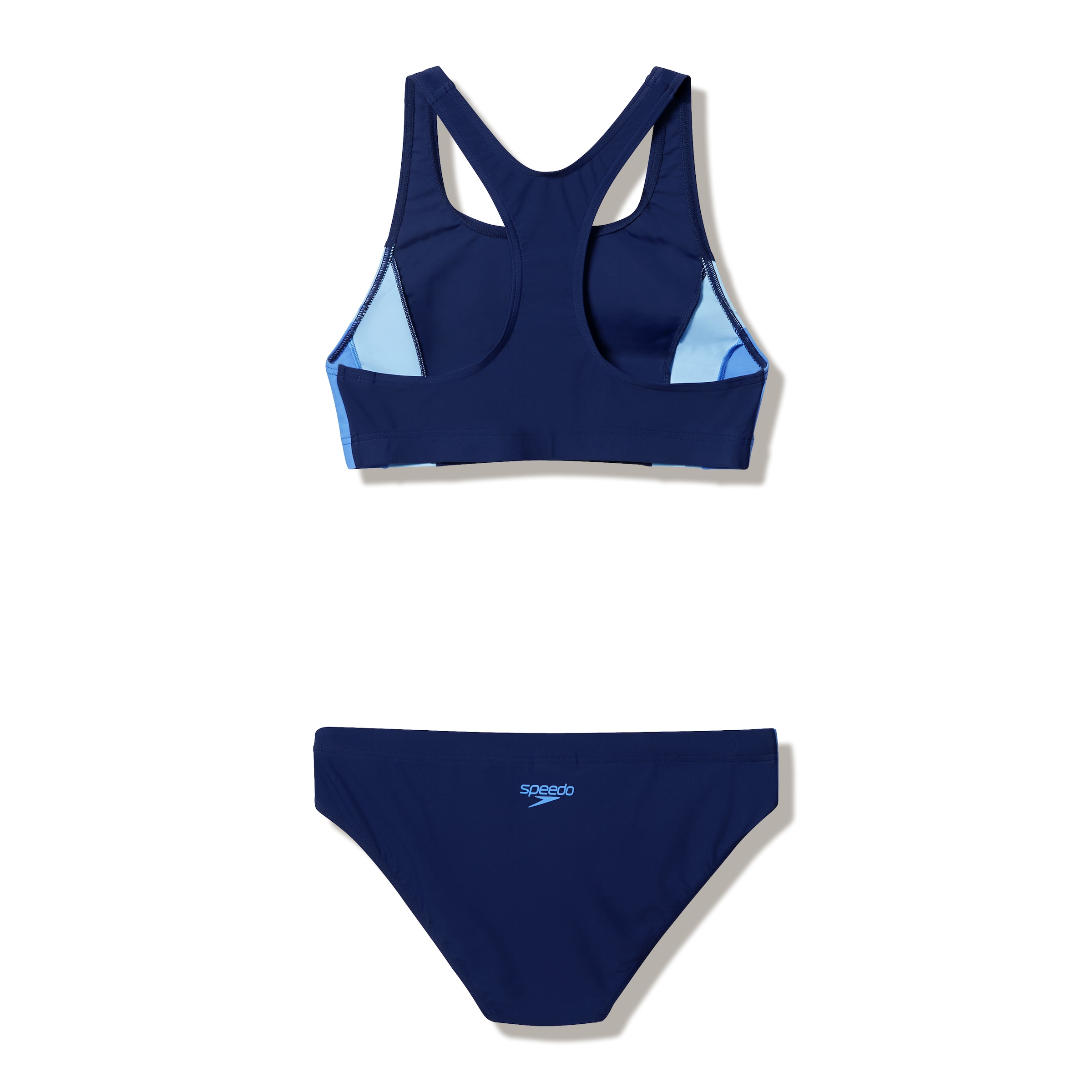 SPEEDO Bustier Sportbikini in Blau