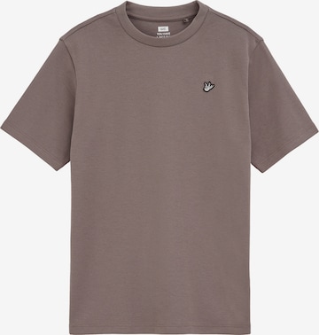 WE Fashion - Camiseta en marrón: frente