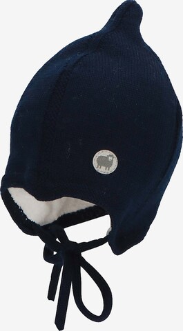 STERNTALER Beanie in Blue: front