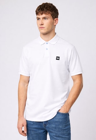 Weekend Offender Poloshirt 'Heathcore' in Weiß: Vorderseite