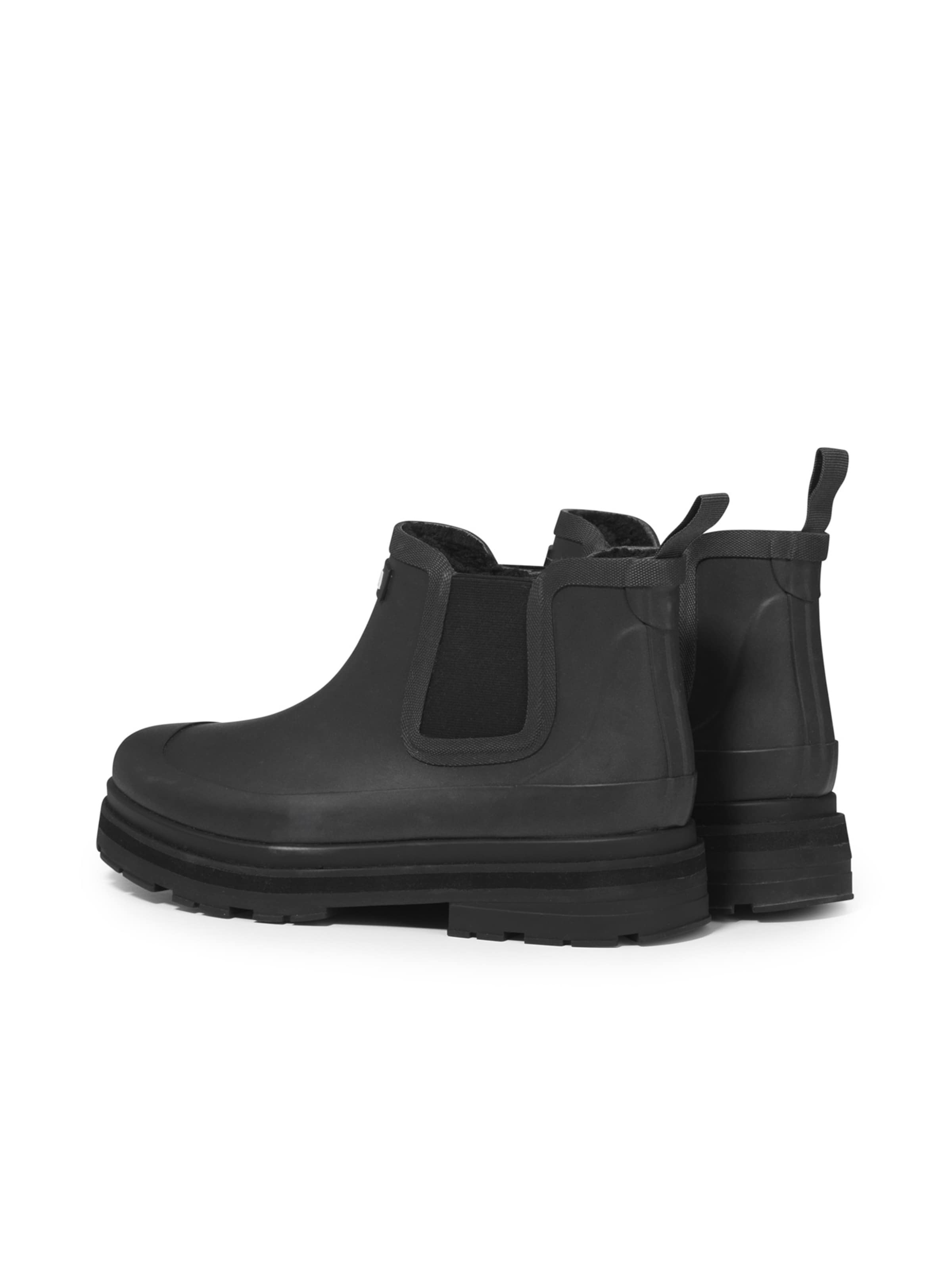 AIGLE Rubber boot 'Soft Rain' in Black: back