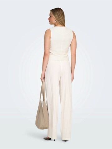 ONLY Regular Trousers 'ONLGOA' in White