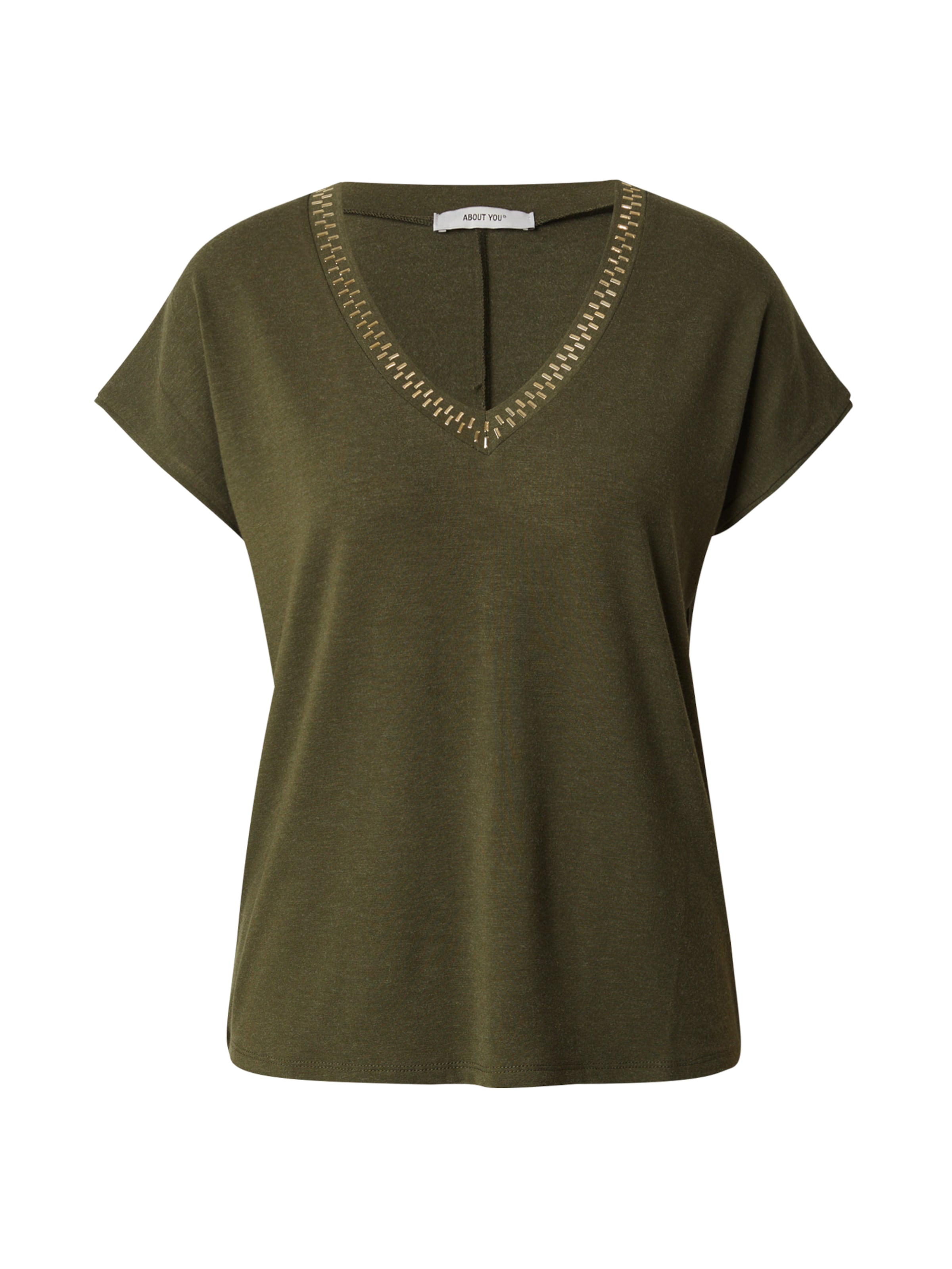 T-shirt 'Jocelyn ' ABOUT YOU en vert : devant