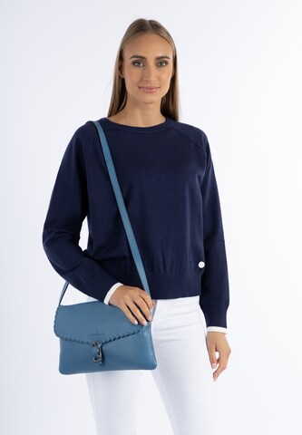 DreiMaster Maritim - Bolso de hombro en azul: frente