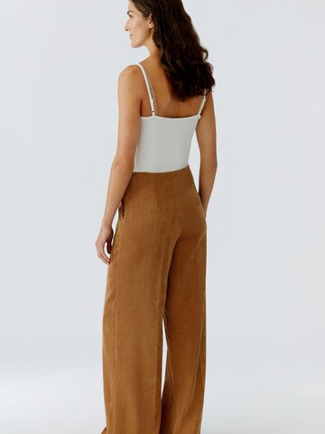OUI Flared Pants in Brown