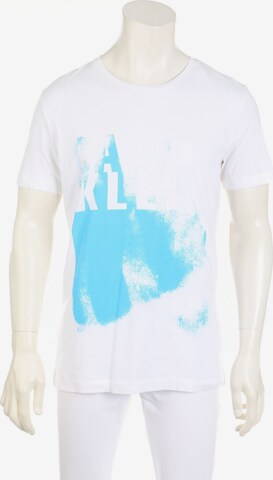 Calvin Klein Jeans T-Shirt L in Weiß: predná strana