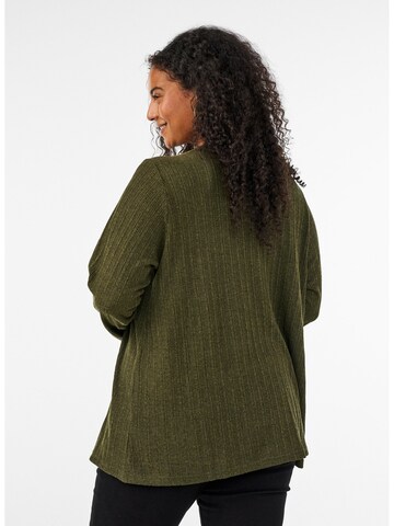 Zizzi Cardigan 'Lucia' i grøn